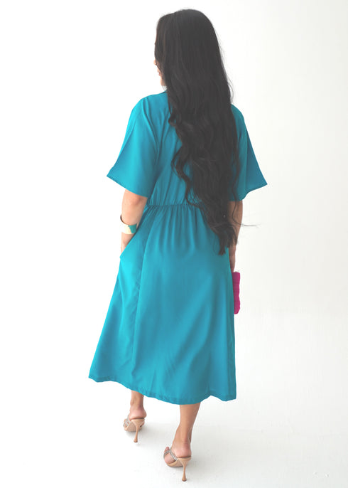 The Perfect Shirt Dress - Emerald Green